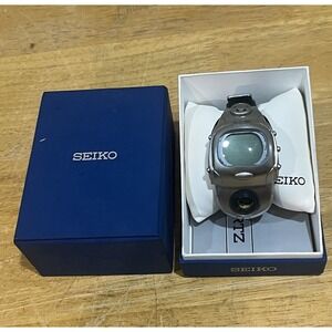 Seiko Airpro SMC005 Inflatable Quartz Vintage Men's Watch Vtg Not Tested See Pic